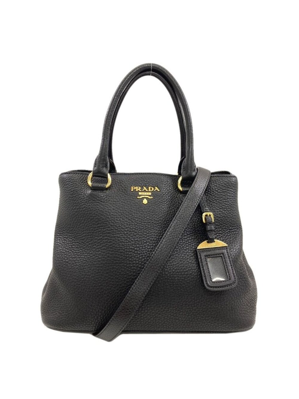 Prada 2-Way Tote Bag Leather